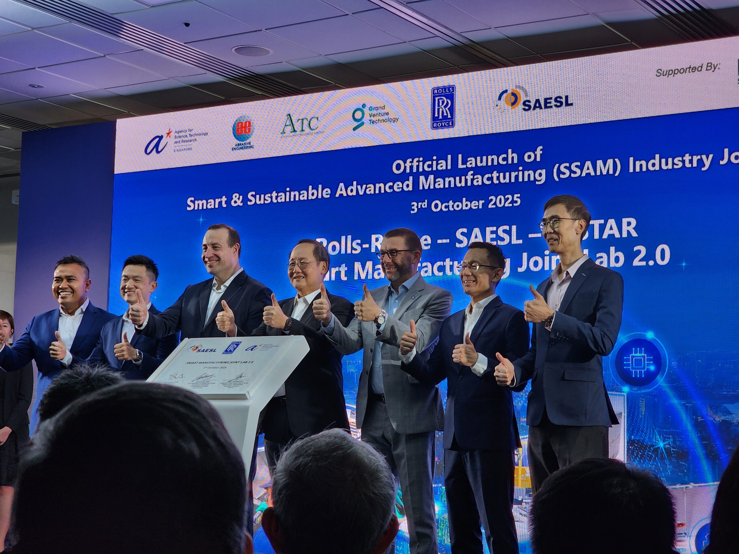 A*STAR Launches Four Joint Labs with SAESL, Rolls-Royce and Singapore SMEs to Drive Innovation in Aerospace and Manufacturing